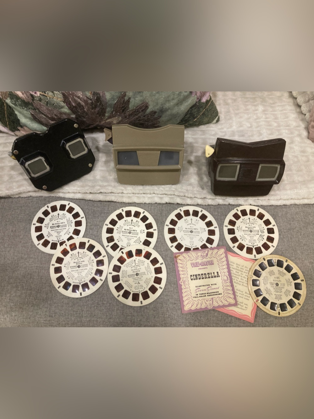 **viewmaster lot of 3 and reels **